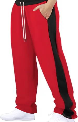 MIDOO Mens Sweatpants Joggers Athletic Training Track Joggers Drawstring Stretch Elastic Waist Pants Comfy Lounge Pants