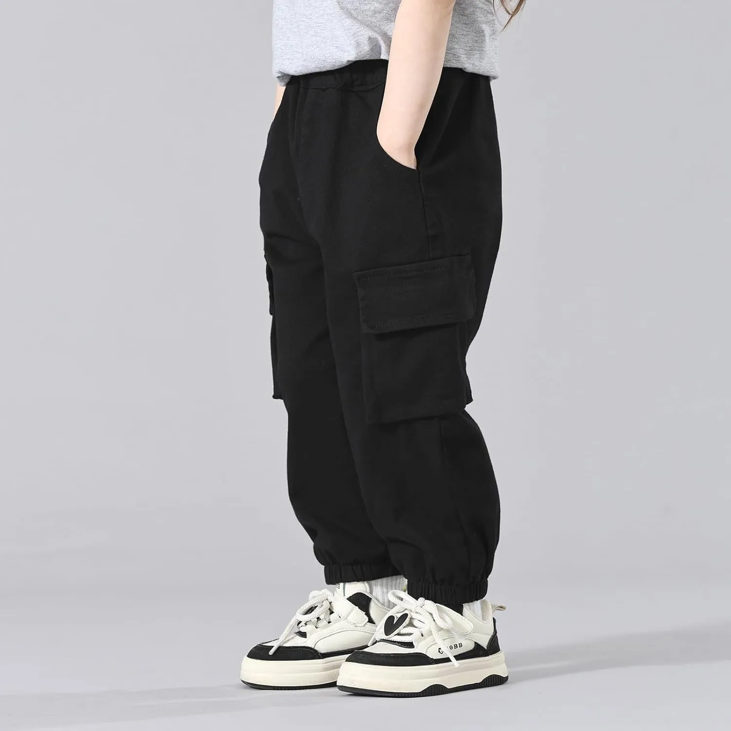 MINI PANDA Toddler Pants Girls&Boys，Stretch Twill Chino Toddler Pants