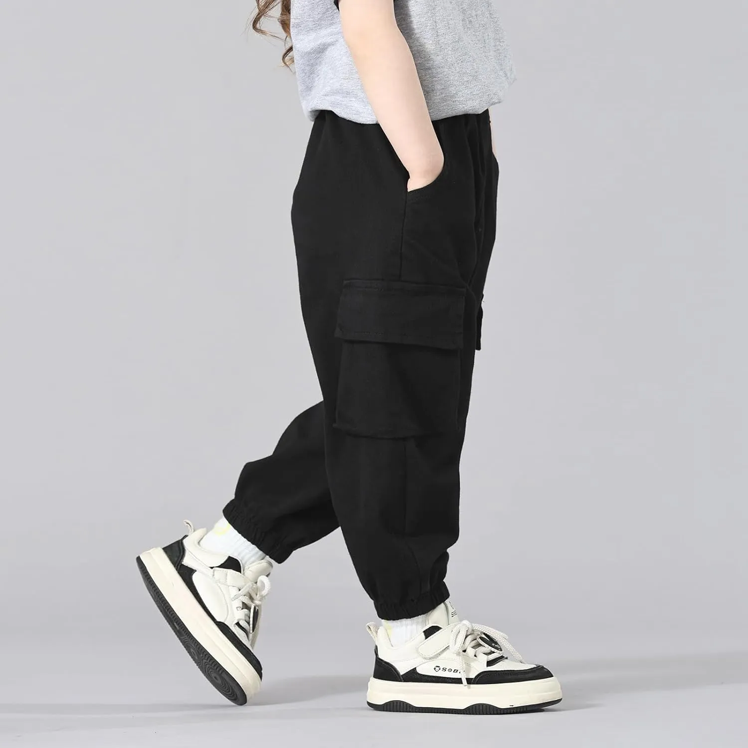 MINI PANDA Toddler Pants Girls&Boys，Stretch Twill Chino Toddler Pants