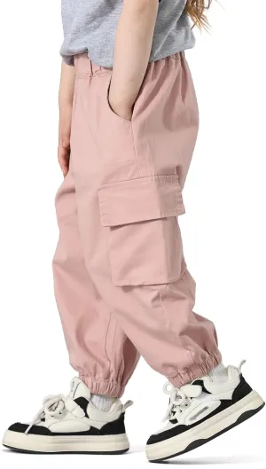 MINI PANDA Toddler Pants Girls&Boys，Stretch Twill Chino Toddler Pants