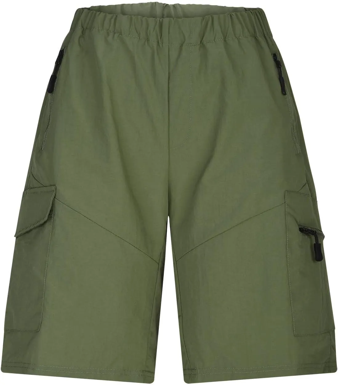 Muscularfit Men's Shorts 7 Inch Inseam Stretch Waist Zipper Pocket Cargo Shorts Summer Causal Solid Athletic Shorts Going Out