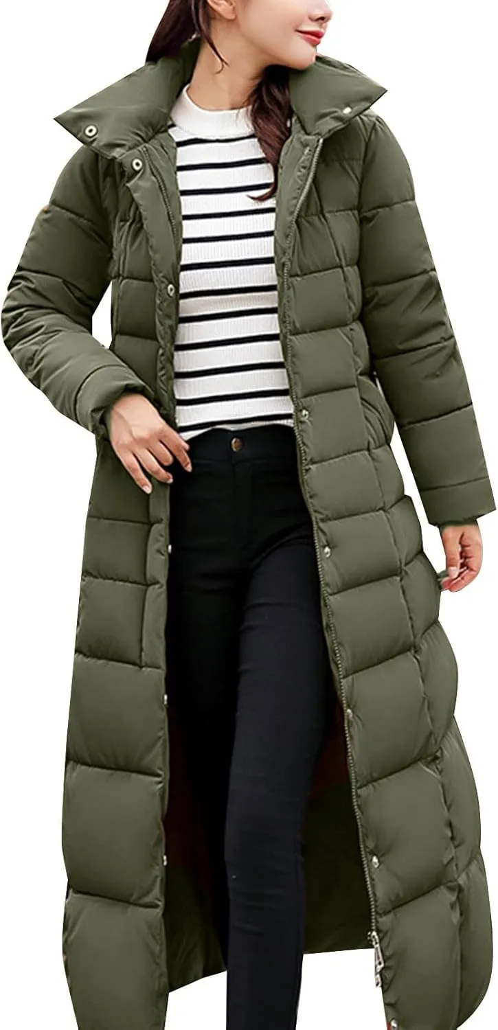 Parka Coats for Women Plus Size Long Thicken Warm Puffer Coat Trendy 2022 Casual Down Jacket with Pockets