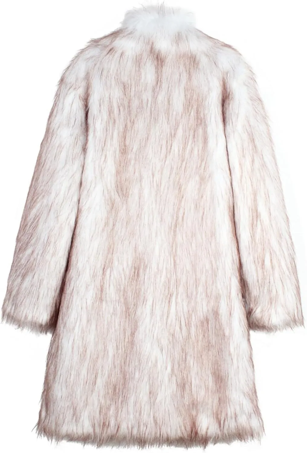 QWENTMTNTY Men's Stylish Fur Coat Winter Fluffy Faux Mink Thick Cardigan Jackets Shearling Lined Lightweight Coats Overcoat