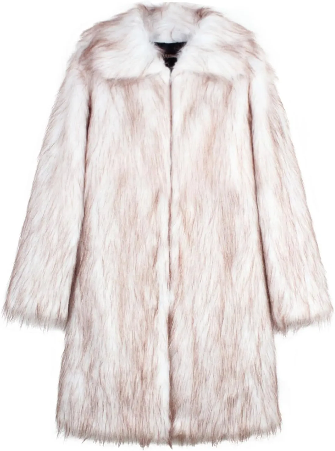 QWENTMTNTY Men's Stylish Fur Coat Winter Fluffy Faux Mink Thick Cardigan Jackets Shearling Lined Lightweight Coats Overcoat