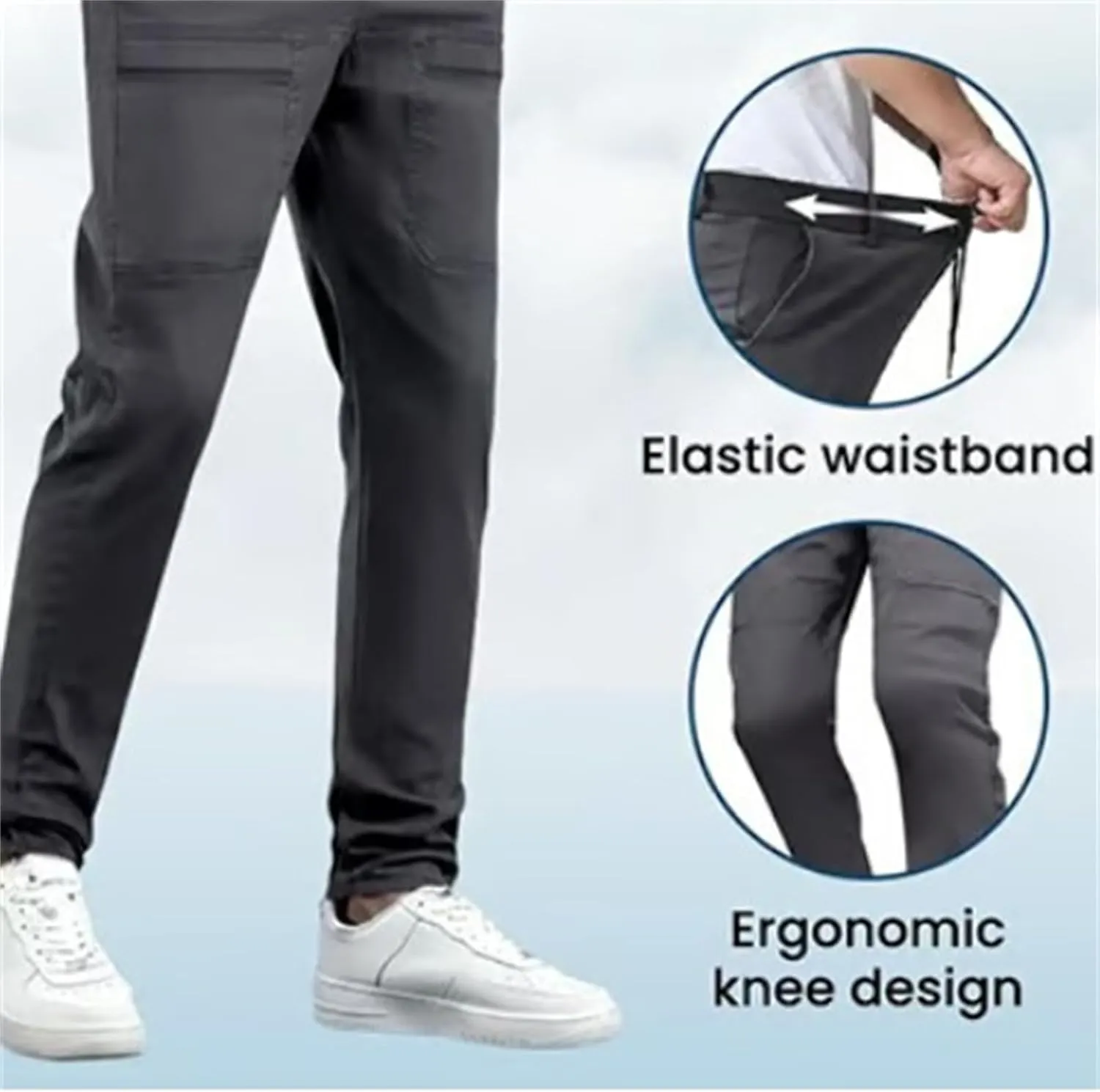 Reonproram Pants, MultiPants  High Stretch Multi-Pocket Durable Cargo Pants, Mencomfy Cargo Pants