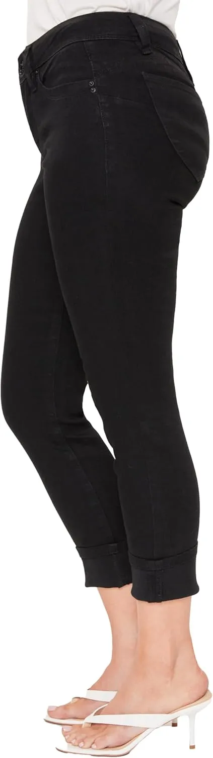 Royalty YMI Jeans Women Petite Wannabetta Butt Mega Cuff Ankle