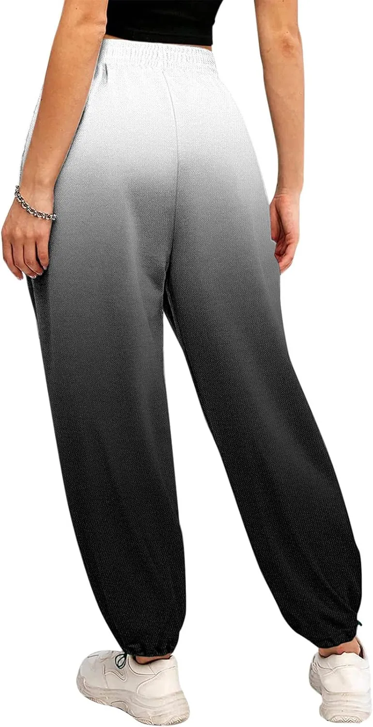 sdbrld Christmas Sweatpants Womens Winter Sherpa Fleece Lined Sweatpants Xmas Printed Drawstring Active Lounge Joggers Pants