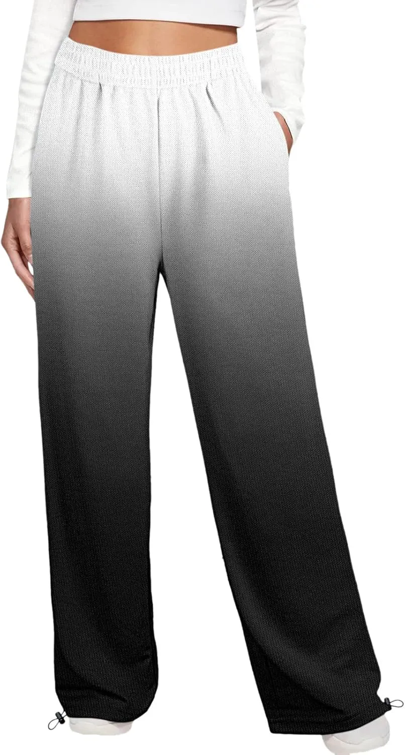 sdbrld Christmas Sweatpants Womens Winter Sherpa Fleece Lined Sweatpants Xmas Printed Drawstring Active Lounge Joggers Pants