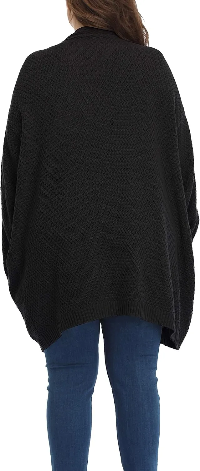 Shiaili Classic Plus Size Sweaters for Women Oversized Long Cardigans