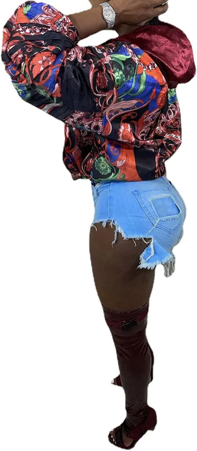 SIAEAMRG High Waisted Womens Jean Shorts for Summer, Casual Summer Stretchy Frayed Raw Hem Teen Girls Denim Shorts