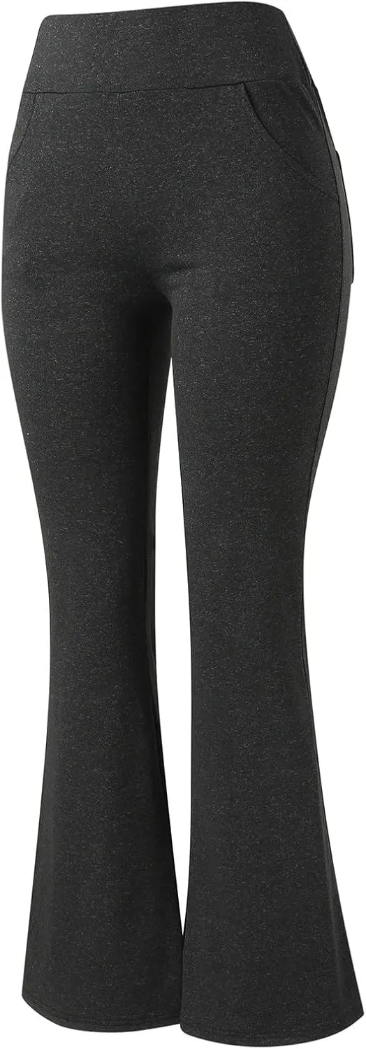 Soft Leggings for Women Pants with Pockets for Women Waist Yoga Pants Butt Lifting Leggings with Flap Pockets Butt