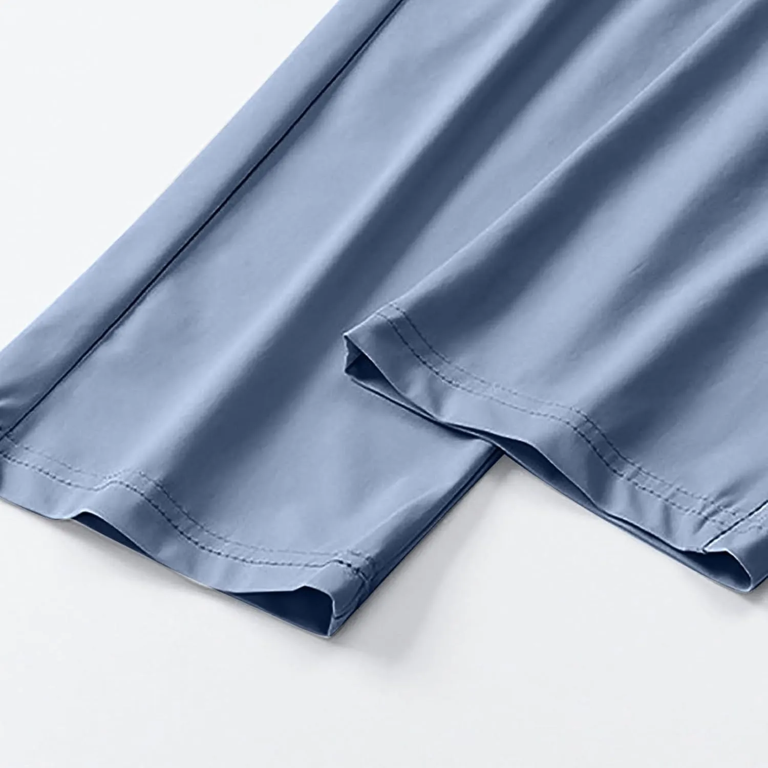 Sweatpants for Men Casual Breathable Elastic Loose Ice Silk Straight Leg Men Joggers Pants