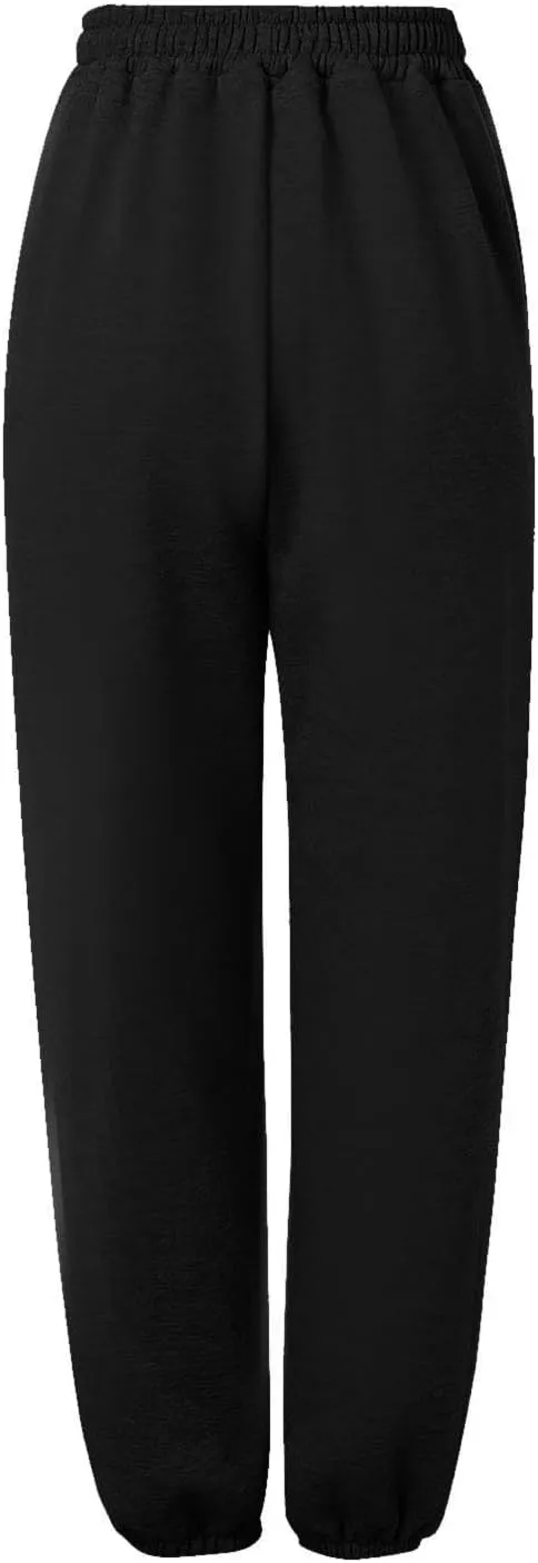 Sweatpants for Women 2024 Loose Fit Sport Yoga Pants Trendy Casual Wide Leg Pants Stylish Running Lounge Pant Trousers