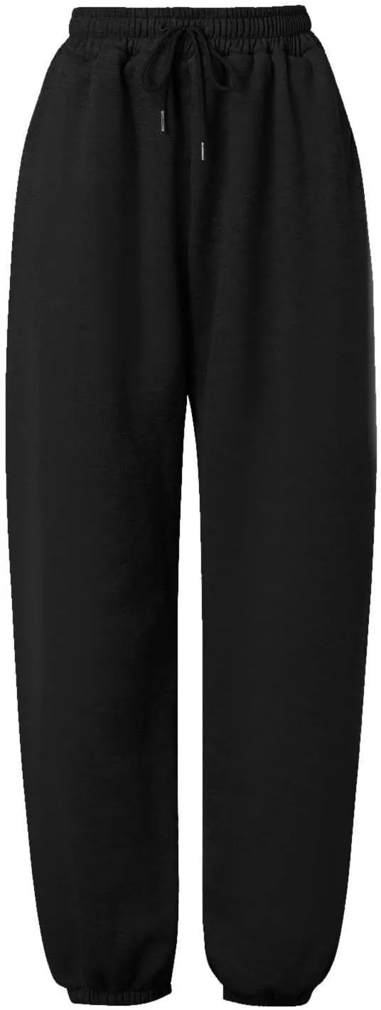 Sweatpants for Women 2024 Loose Fit Sport Yoga Pants Trendy Casual Wide Leg Pants Stylish Running Lounge Pant Trousers