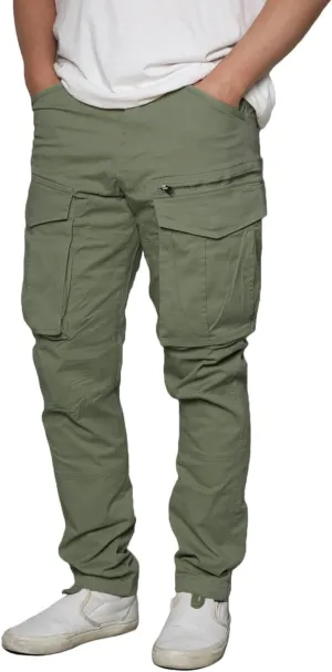URBANJ Men's Twill Cargo Jogger Pants Size S-5XL