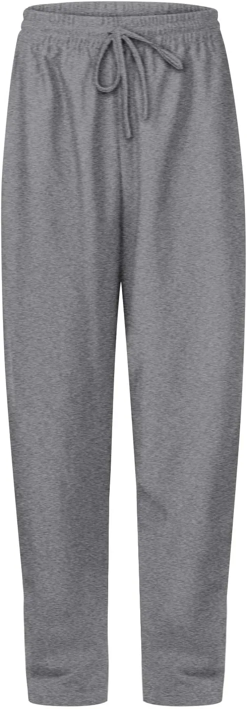 Wide Leg Sweat Pants for Womens Joggers with Pockets Comfy Fleece Sweatpants Elastic Waist Workout Lounge Pants