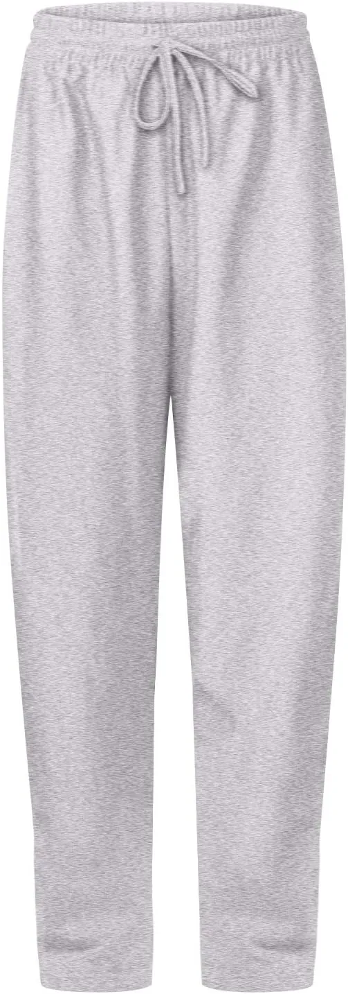 Wide Leg Sweat Pants for Womens Joggers with Pockets Comfy Fleece Sweatpants Elastic Waist Workout Lounge Pants