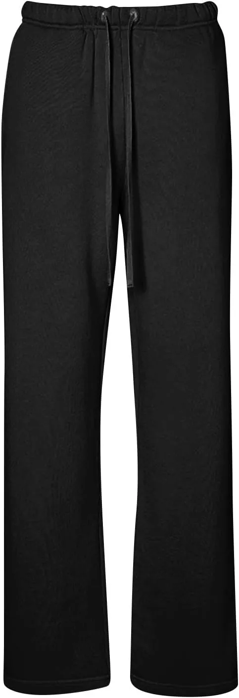 Wide Leg Sweatpants Women Casual Comfy Fleece Lined Joggers Baggy Drawstring Low Rise Sweat Pants with Pockets