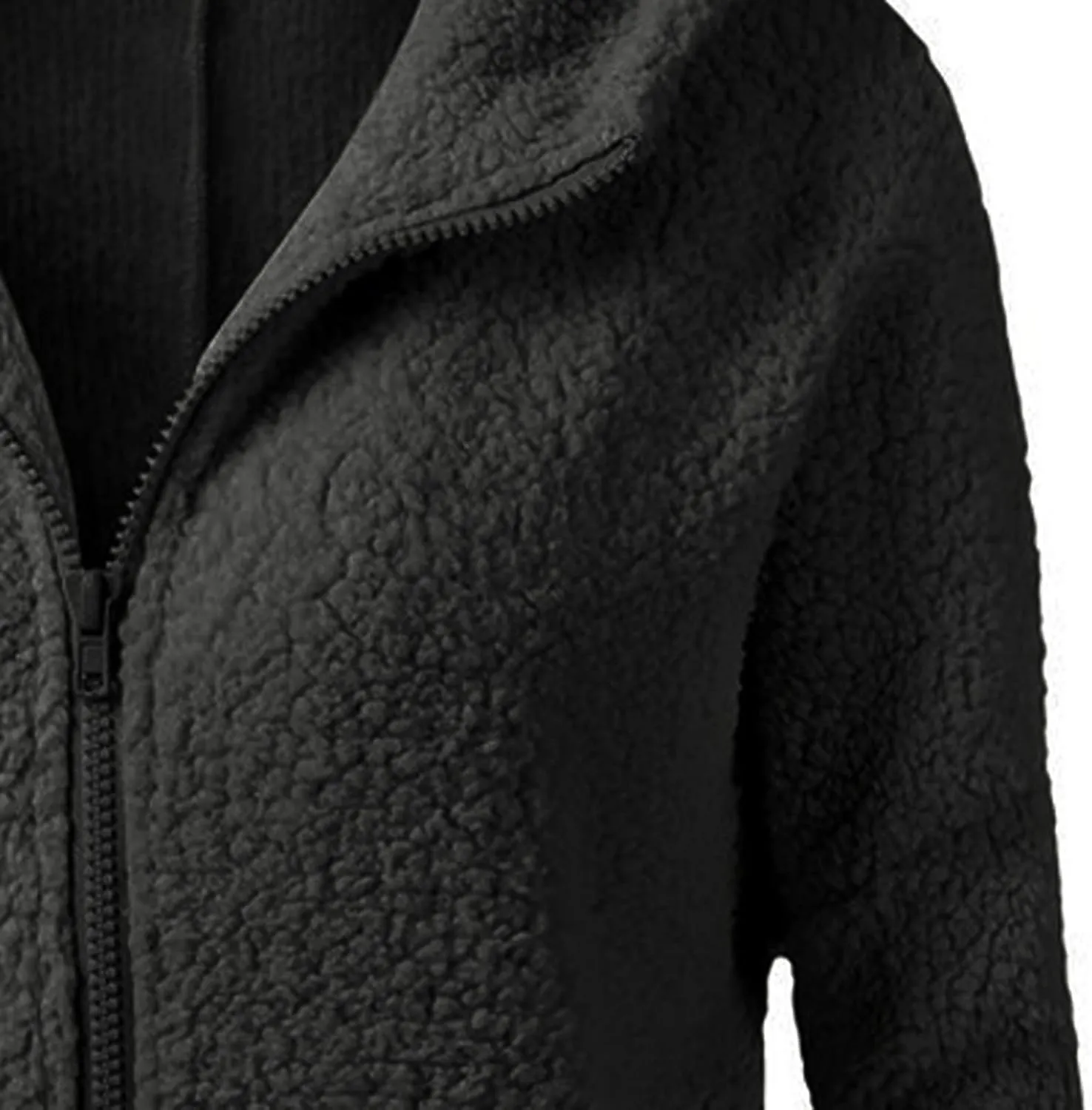 Winter Jackets for women 2024 Faux Fur Sherpa Jacket Fuzzy Hooded Zip Up Jacket Winter Coats Shearling Outwear Shaggy Coat