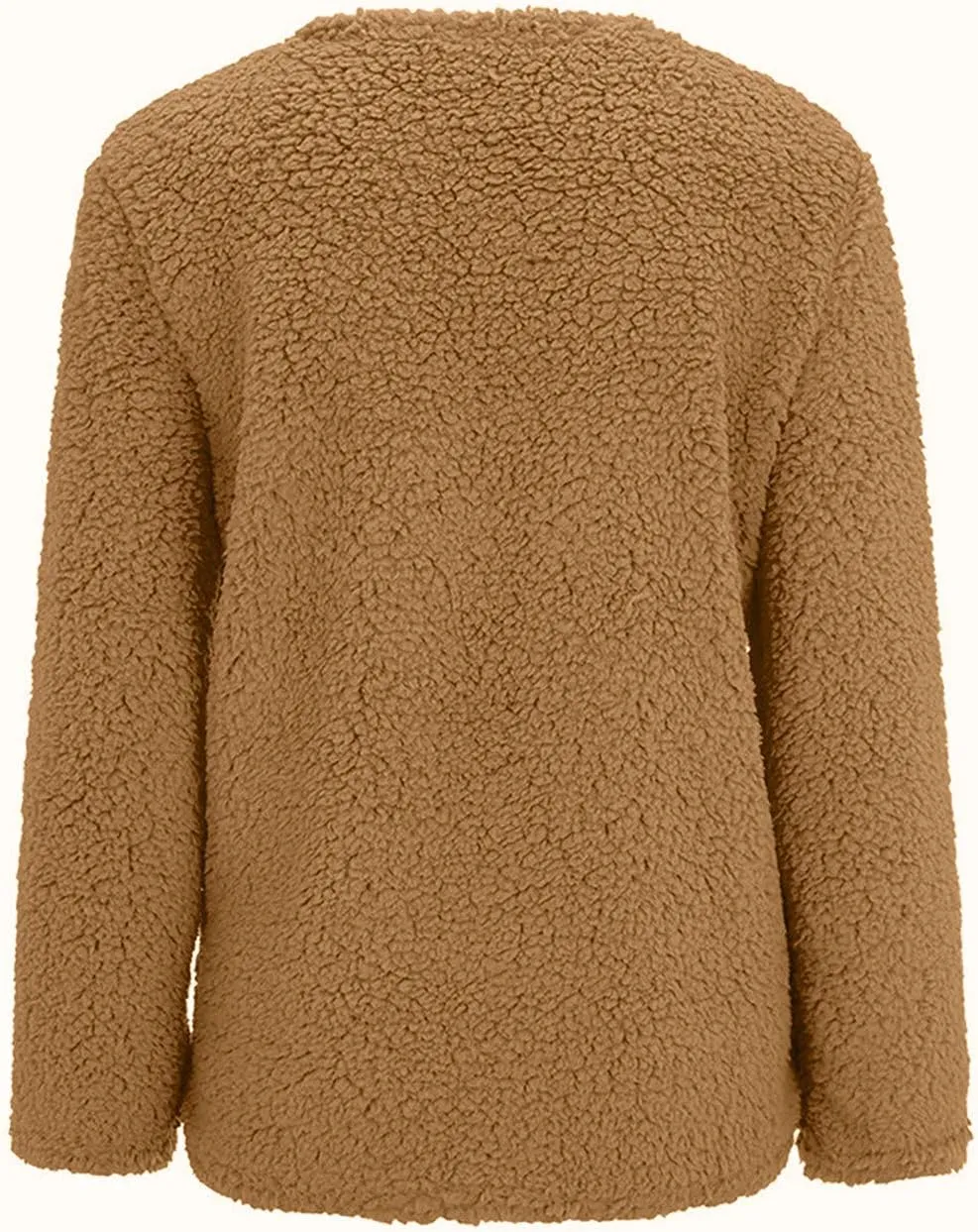 Women 2024 Winter Faux Fur Crop Coat Lapel Long Sleeve Fuzzy Fleece Outerwear Button Down Sherpa Jackets Fall Outfits