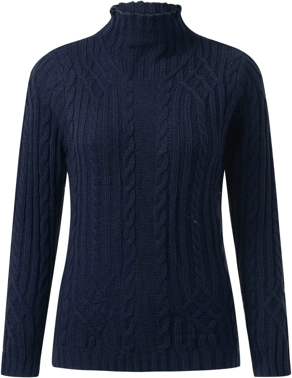 Womens 2024 Fall Long Sleeve Turtleneck Knit Lightweight Slim Fit Casual Oversized Pullover Sweater Jumpers Tops