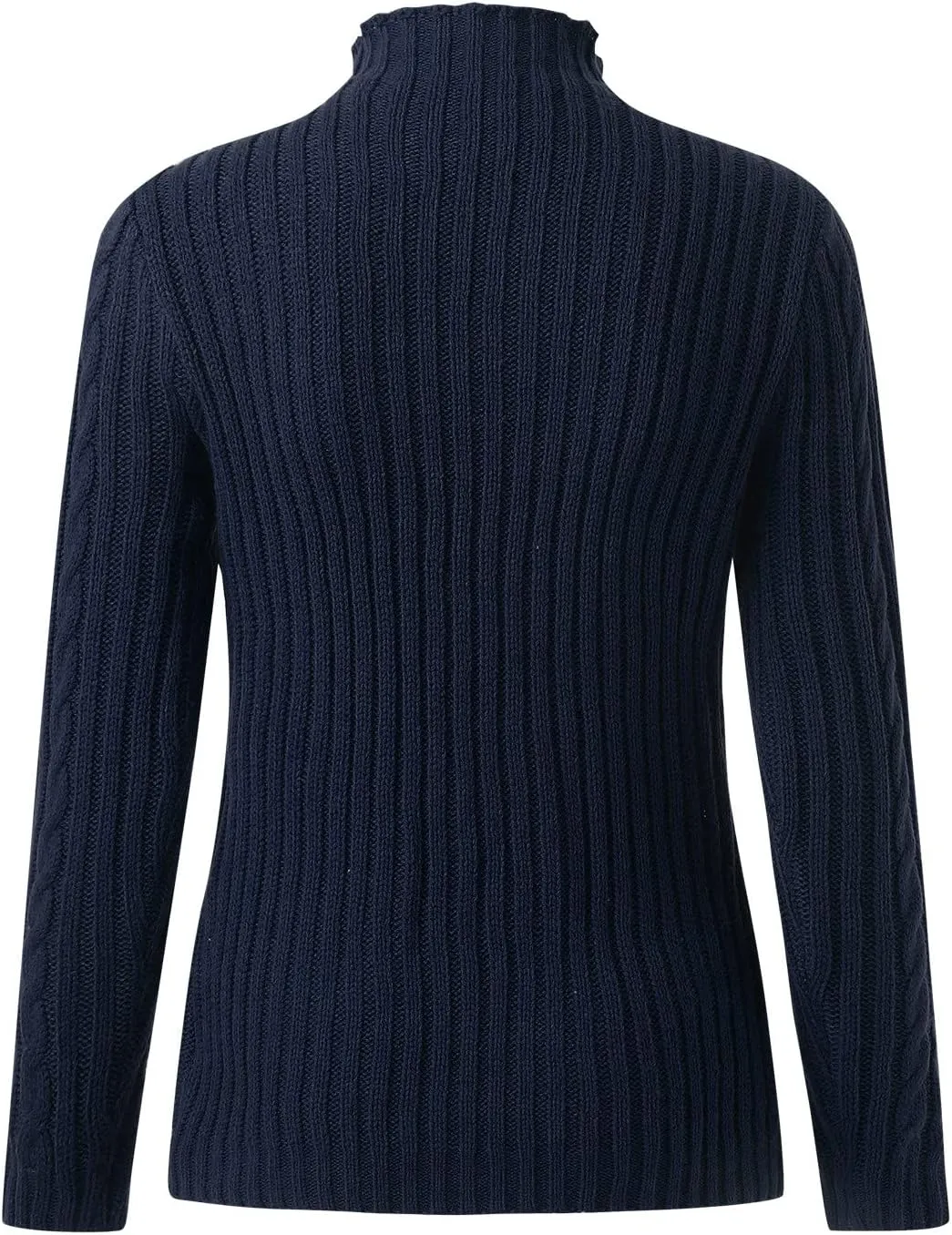 Womens 2024 Fall Long Sleeve Turtleneck Knit Lightweight Slim Fit Casual Oversized Pullover Sweater Jumpers Tops