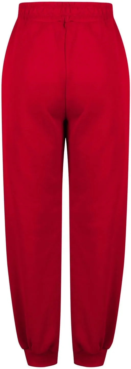 Women's Baggy Cinch Bottom Joggers High Waisted Running Sweatpants Lounge Sweat Track Loose Jogging Trouser Y2K Pants