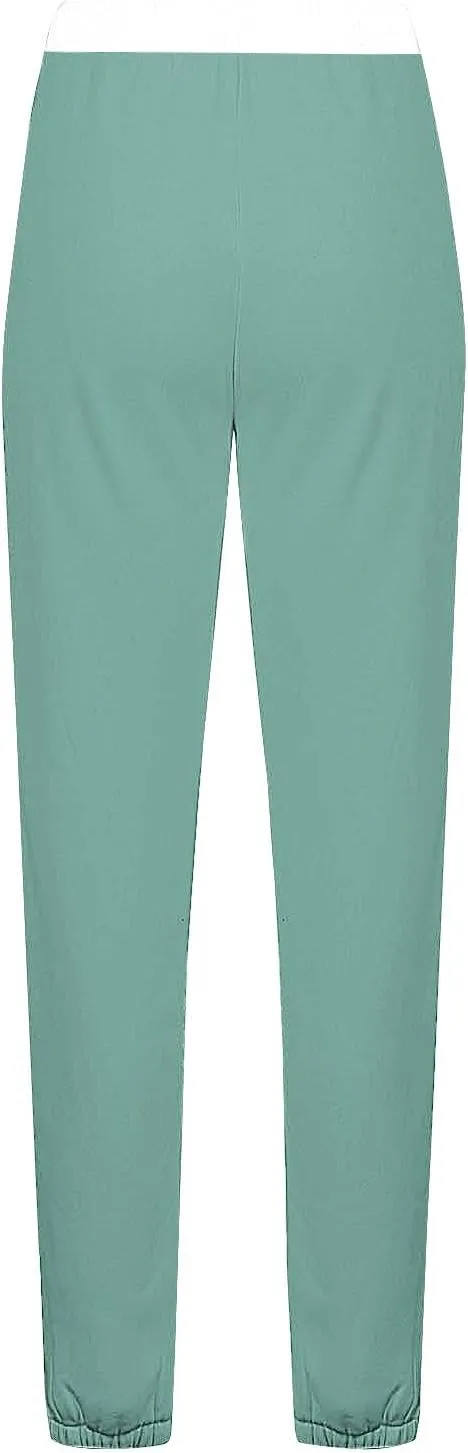 Women's Color Block Sweatpants Drawstring Cinch Bottom Joggers Lounge Fall Fashion Track Running Pants with Pockets