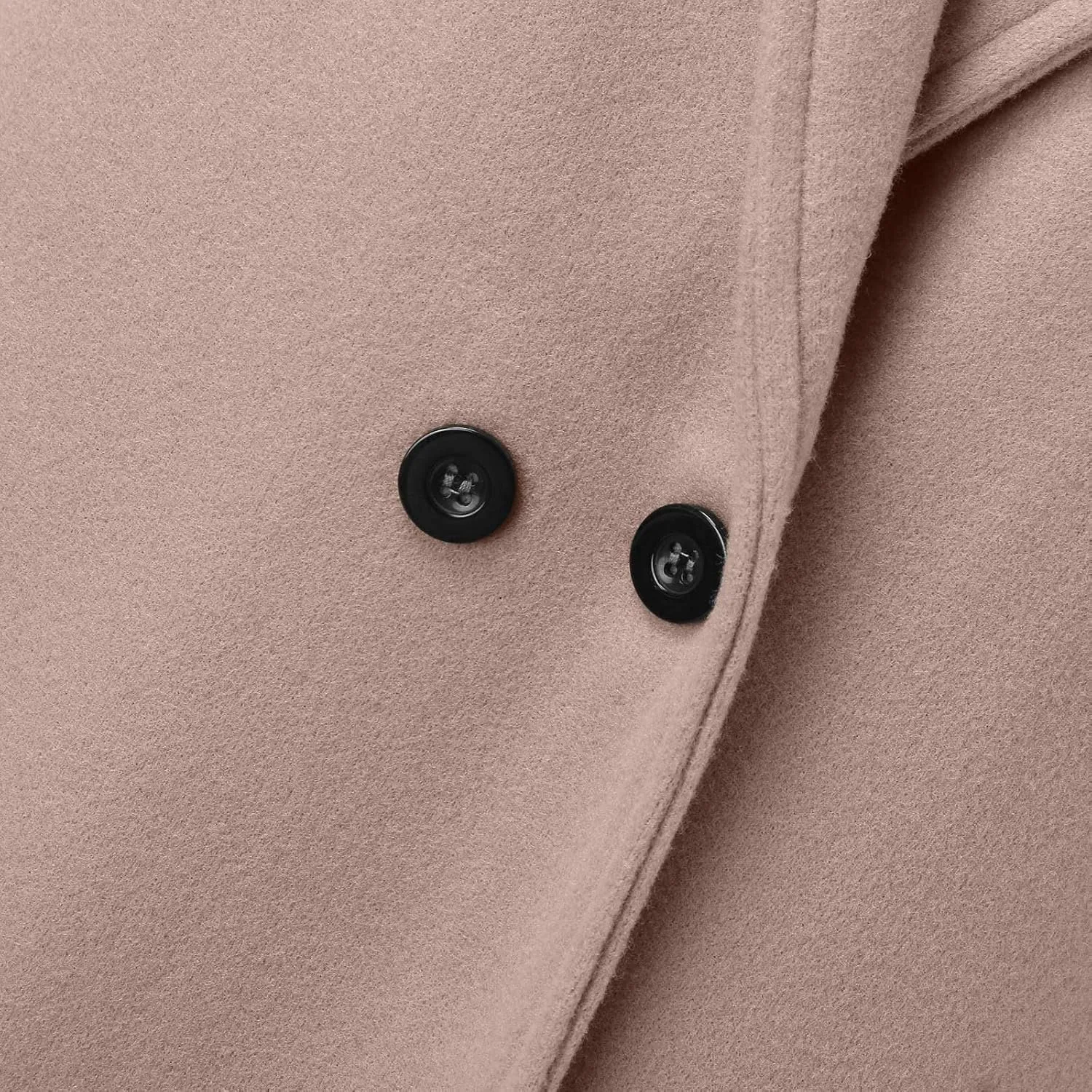 Womens Single Breasted Wool Blend Coat Shawl Collar Overcoat Trench Jackets