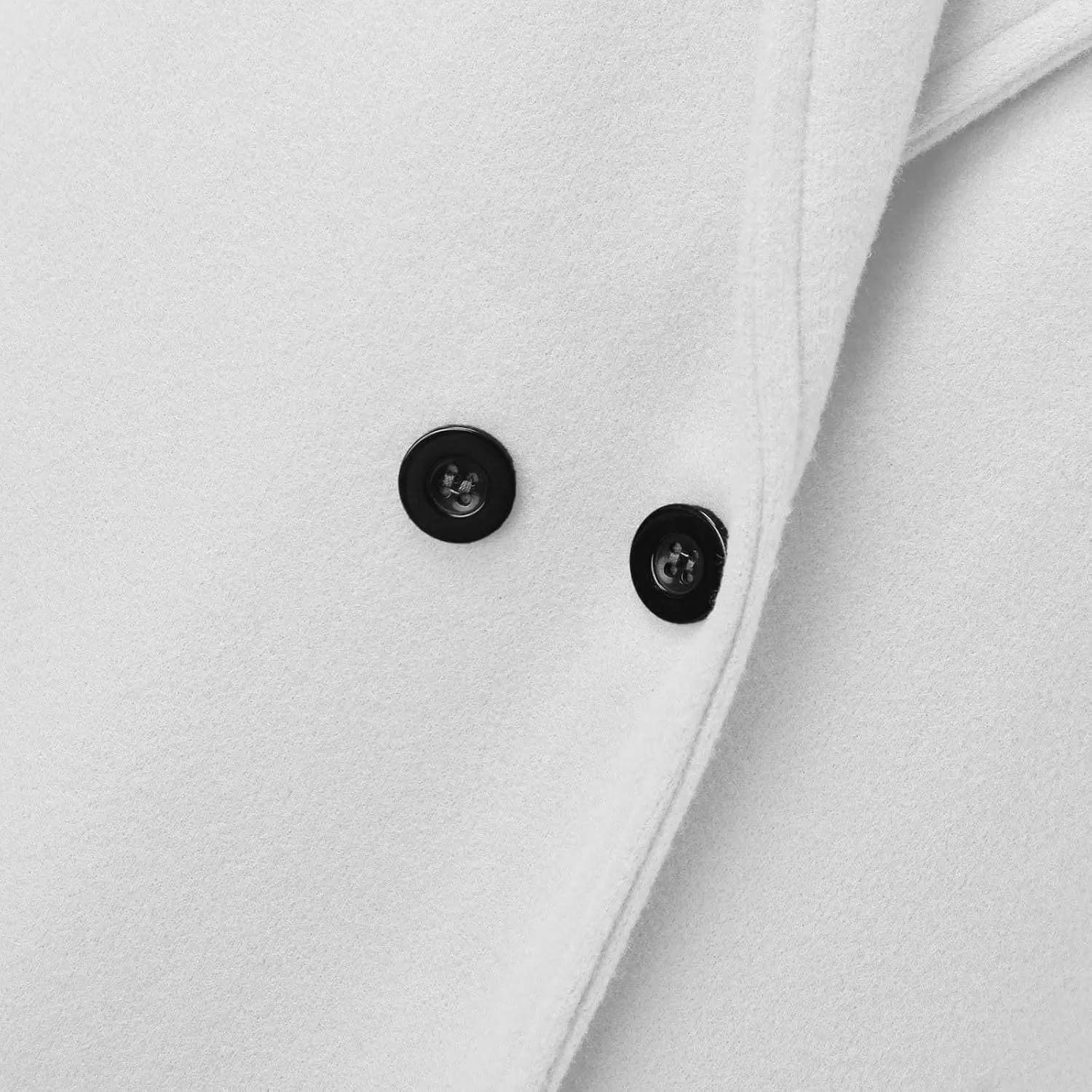 Womens Single Breasted Wool Blend Coat Shawl Collar Overcoat Trench Jackets