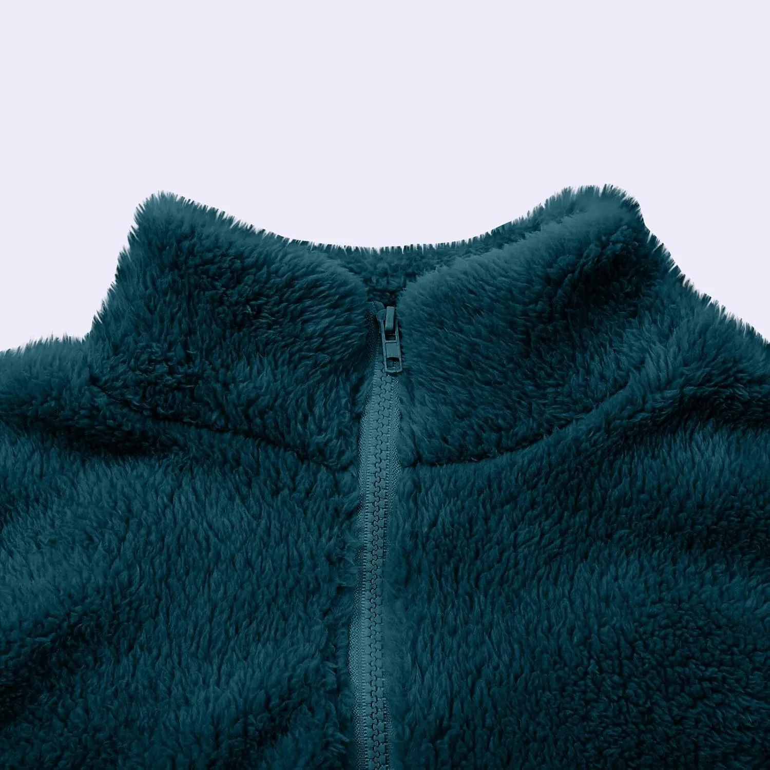 Women's Winter Fleece Sweatshirt Jacket Full Zip Sherpa Fur Hooded Jacket Lightweight Shaggy Teddy Coat Outerwear
