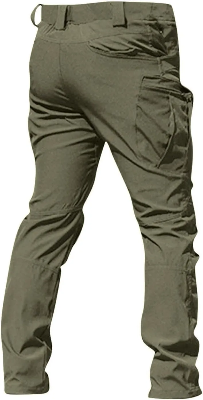 Work Pants for Men Construction Carpenter Mencomfy Cargo Pants Relaxed Fit Quick Dry Hiking Pants Multi Pockets