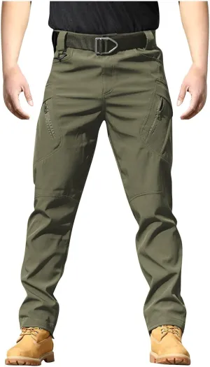 Work Pants for Men Construction Carpenter Mencomfy Cargo Pants Relaxed Fit Quick Dry Hiking Pants Multi Pockets